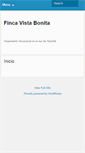 Mobile Screenshot of finca-vistabonita.com